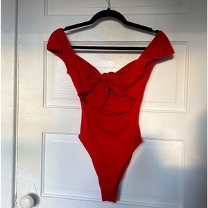 Out from Under ribbed cutout bodysuit